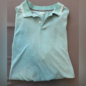 Men’s Blue Old Navy Stretch Polo Size XXL Tall. Stretchy Material.